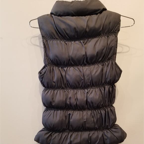 US Polo Association Puffer Vest Grey Green Down - like Full Zip Vest Size L - Picture 7 of 10